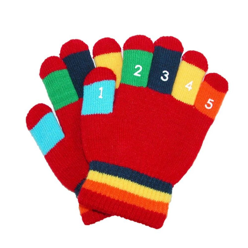 Grand Sierra Toddler 2-4T Knit Stretch Counting Gloves